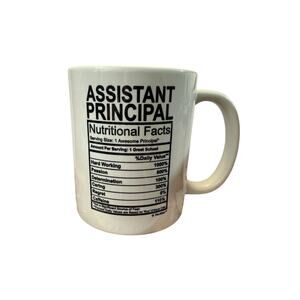 ThisWear Assistant Principal Gifts Assistant Principal Nutrional Facts Label Mug